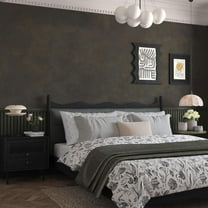 31"×157" Extra Thick Wide Dark Brown Tan Charcoal Grey Rusty Concrete Wallpaper Peel and Stick Metallic Concrete Contact Paper Vinyl Matte Stickers for Bedroom Bathroom Living Room Office Walls