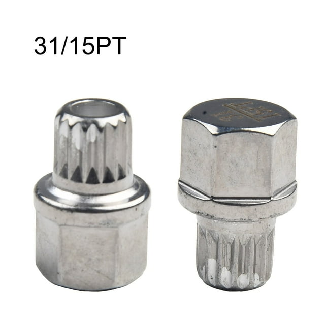 31/15Pt Hollow Car Anti Theft Wheel Lock Lug Nut Screw Removal Key for