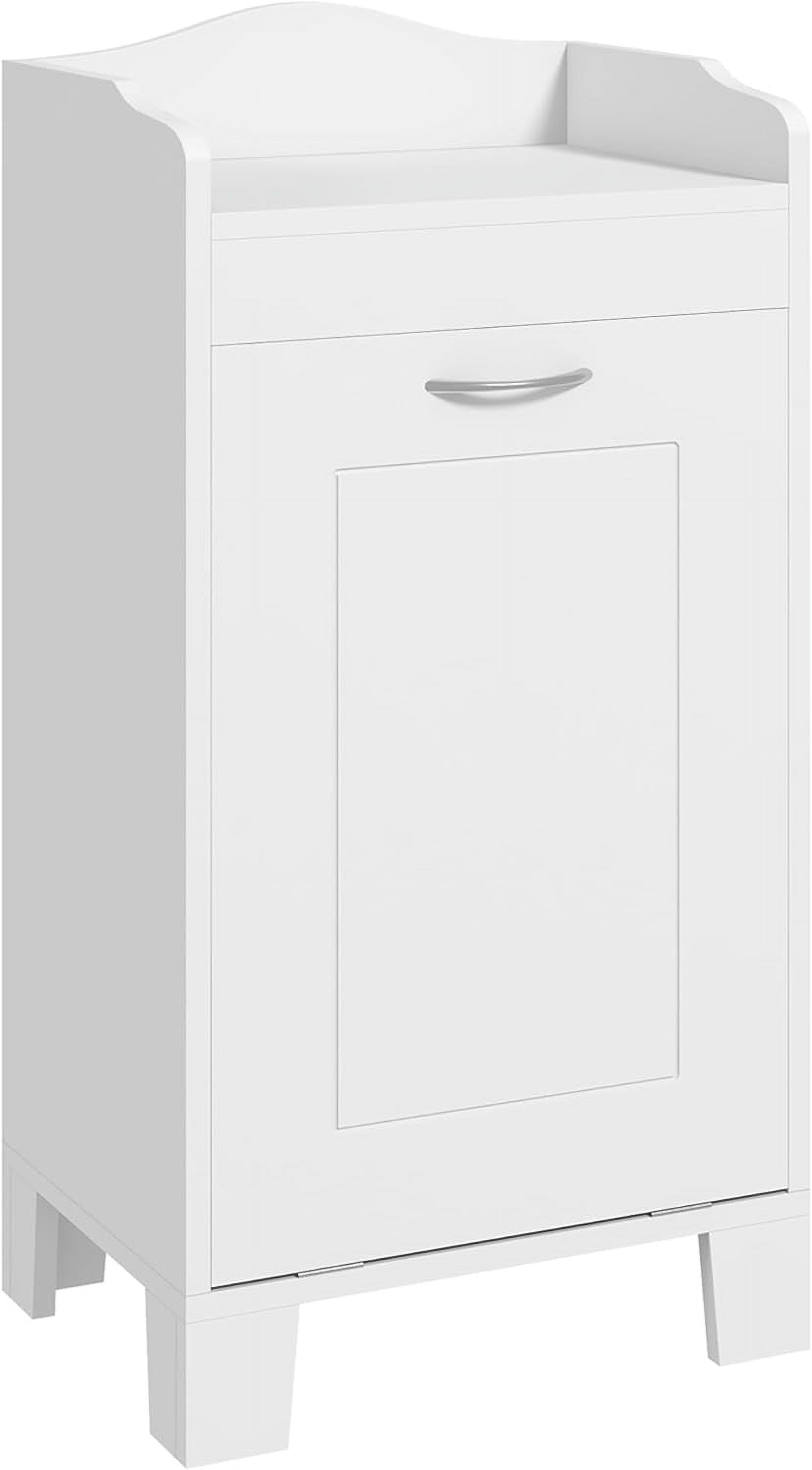 31" Tilt Out Laundry Hamper Free Standing Organizer Hamper Bathroom