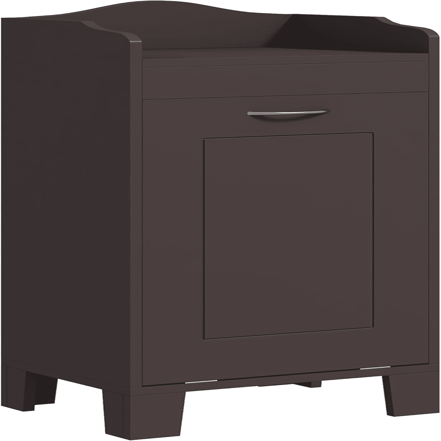 31" Tilt Out Laundry Hamper Free Standing Organizer Hamper Bathroom