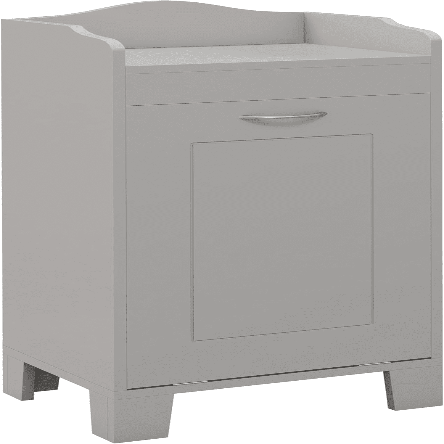 31" Tilt Out Laundry Hamper Free Standing Organizer Hamper Bathroom