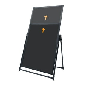 31.5*23.62'' Led Message Writing Board, Illuminated Neon Erasable Menu Board DIY with Remote 110-220v Black,Aluminum Alloy