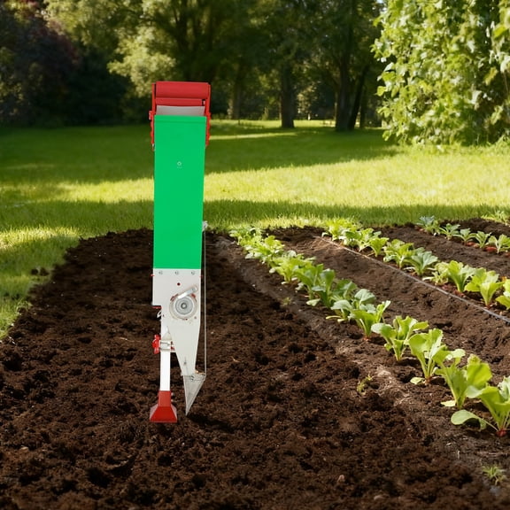 31.5*7.87*5.12in 1-3 Seeds Handheld Corn Peanut Seeder Manual Seed Vegetable Planter Tool with Adjustable Plant Spacing Ruler