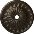thumbnail image 1 of 31 5/8"OD x 3 5/8"ID x 1 7/8"P Gorleen Ceiling Medallion (Fits Canopies up to 3 5/8"), Hand-Painted Stone Hearth Crackle, 1 of 7