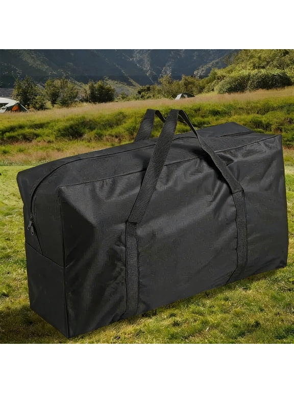 Upgrade 31.5*9.8*18.9in Multi-Purpose Large Storage Bag, Waterproof Travel Duffel Bag, Space-Saving Organizer for Camping Moving Home Travel Luggage Car Trunk