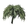 thumbnail image 1 of 31.5" Christmas Mirror Garland Artificial Norfolk Pine Swag for Mirror with Velvet Bow Faux Greenery Garlands Christmas Wreath for Xmas Home Door Mailbox Indoor Fireplace Decor, 1 of 9
