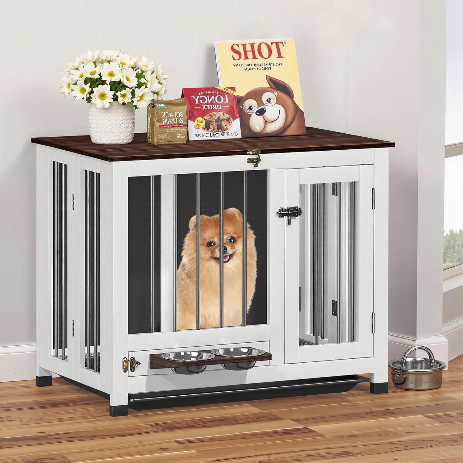 Stunning Degree Dog Crate With Rotating Section image
