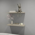 31.5" Floating Shelves Set of 2, Wooden Wall Mounted Shelves, Modern