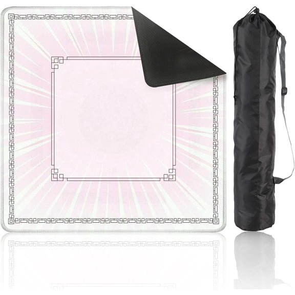 31.5" Gaming Mat - Textured Tile Grip, Padded Layer Protects Table from Scratches