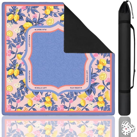 31.5" Gaming Mat - Textured Tile Grip, Padded Layer Protects Table from Scratches