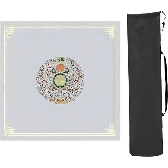31.5" Gaming Mat - Textured Tile Grip, Padded Layer Protects Table from Scratches