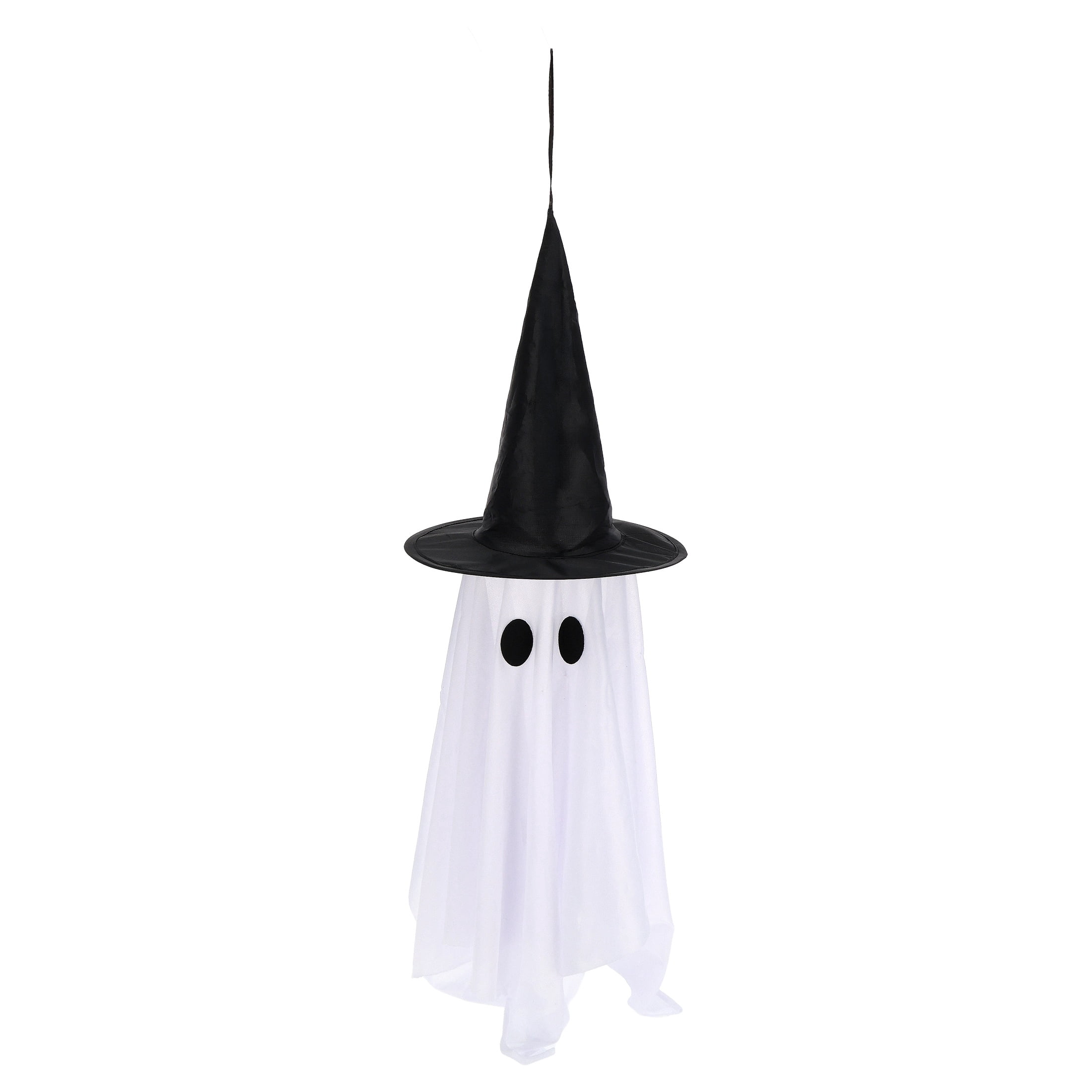 Hanging Ghost Decoration, White and Black, 31.5", Halloween by Way To Celebrate