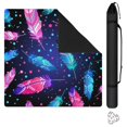 thumbnail image 1 of 31.5 Inch Boho Style Mahjong Table Mat, Anti-Slip Rubber Backing Noise Reducing Game Pad, Multi-Purpose Mat for Card Games Board Games and Family Night, 1 of 5