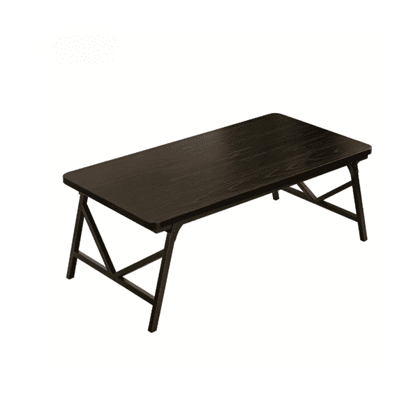 31.5"L15.8"W15.8"H Foldable Low Floor Coffee Table No Assembly Lockable Legs Portable Sitting Desk For Living Room Caravan Household
