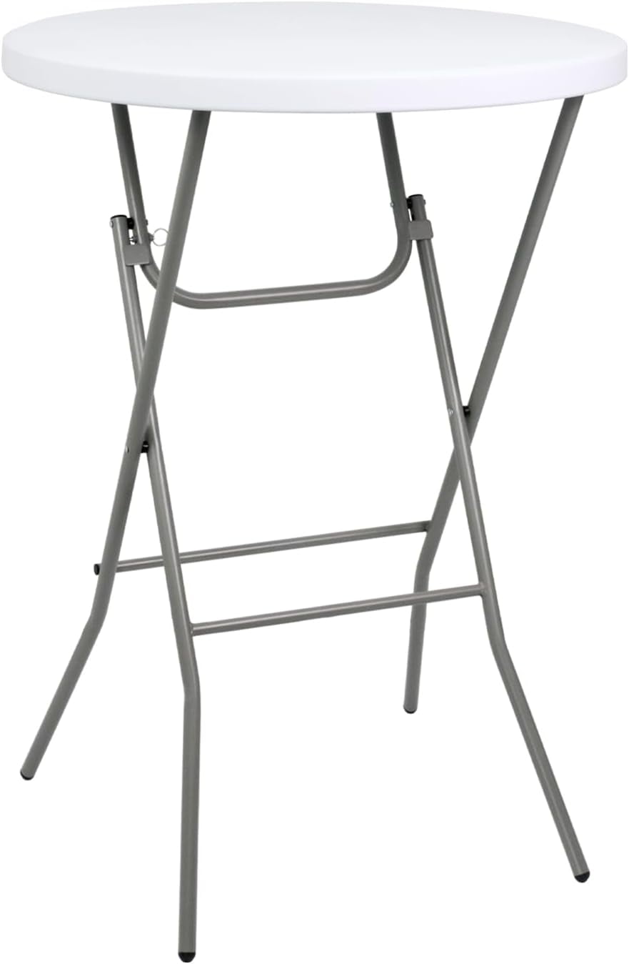 31.5"L X 31.5"W X 43"H - Cocktail Table High Top Folding Table ...