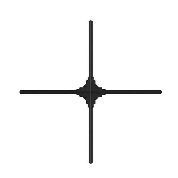 31.5" Naked-eye 3D LED Hologram Fan Advertising Machine Support Splicing For Trade Show Exhibition Business Holiday ,Quick Fit