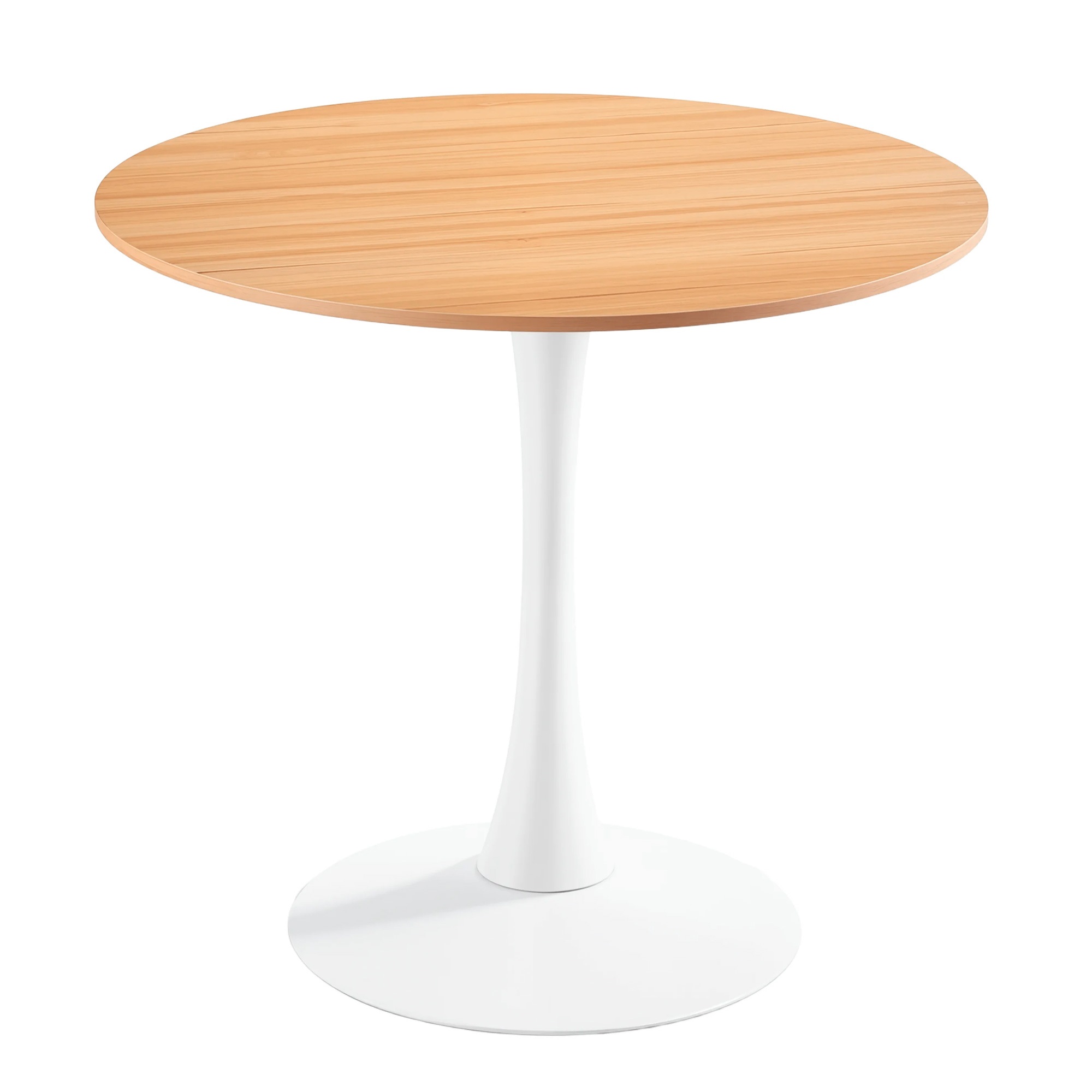 31.5" Tulip Dining Table with Round MDF Top,Mid-century End Leisure ...
