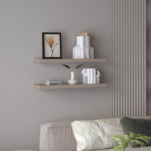 31.5" Wide Floating Shelves Set Of 2, Stylish Storage for Home Decor