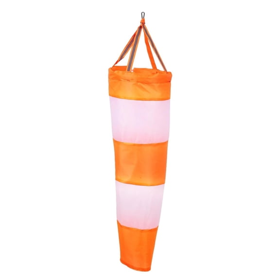 31.5" Windsock Ripstop Wind Direction Measurement Sock Bag with Reflective Belt for Outdoors Airport Farm & Park