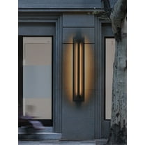 31.5 inch Black Modern Outdoor Led Wall Sconce