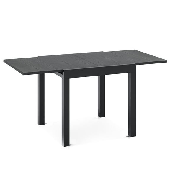 31.5 inches-63 inches Adjustable Patio Expandable Dining Table for 4-6 Person