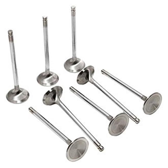 31.5 mm Head & 1 mm Chrome Polished Exhaust Valve for 4G63T Evo 1-9, Set of 8