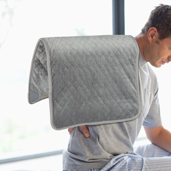 31.5 x 15.75 Electric Heating Pad Portable Heating Pad for Back Pain Relief and Cramps 77-131 Warming Pad W/LCD Display & Remote Control, 75W 110V,1, 2, 4, 6, 8H Timing