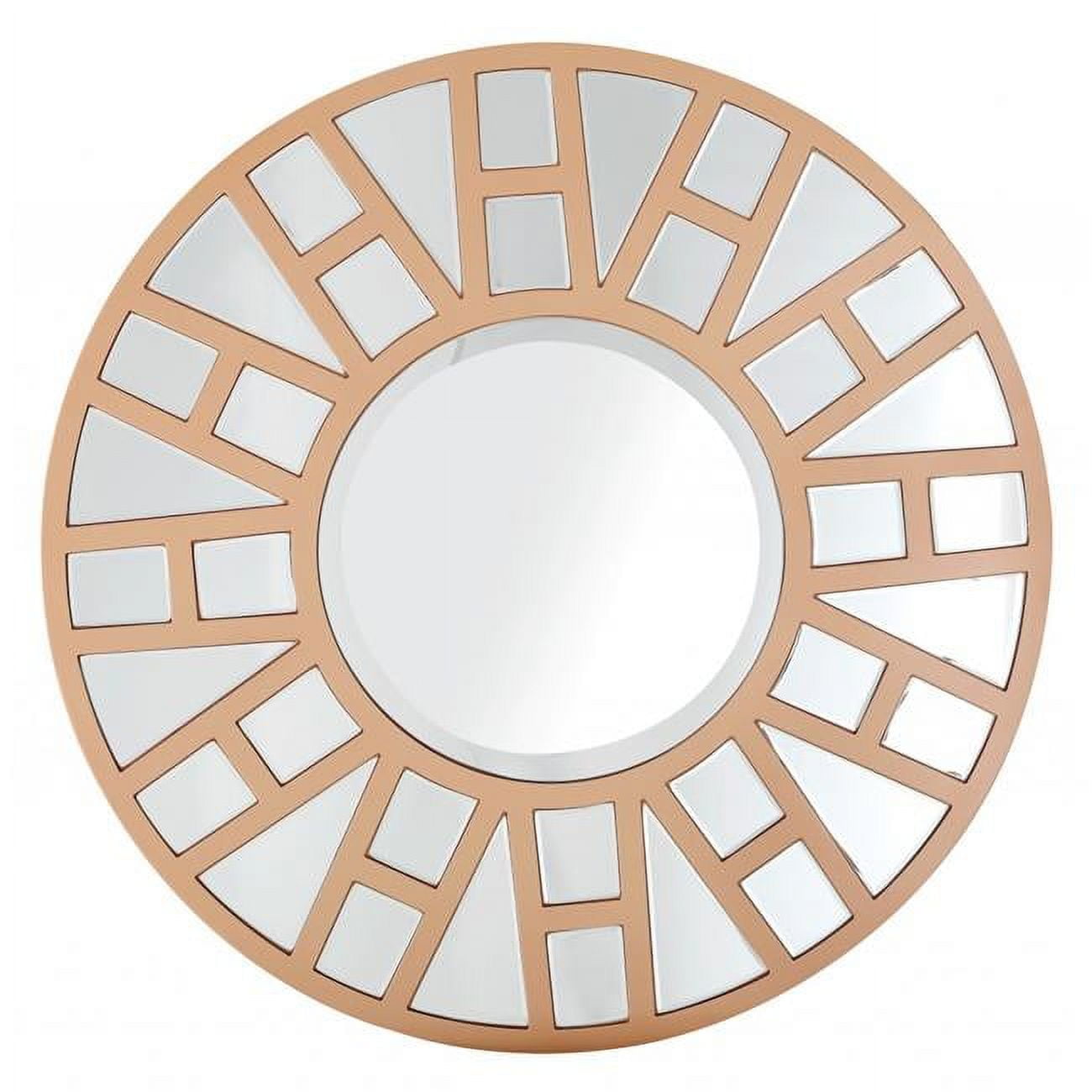 Millennium 31.5" Neutral Tone Wood Circular Mirror