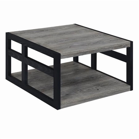 31.5 x 31.5 x 18 in. Monterey Square Coffee Table, Particle Board Melamine