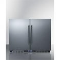 thumbnail image 1 of 31.5 x 35.5 x 24.25 in. Undercounter Refrigerator-Freezer with Black Cabinet, Stainless Steel, 1 of 1