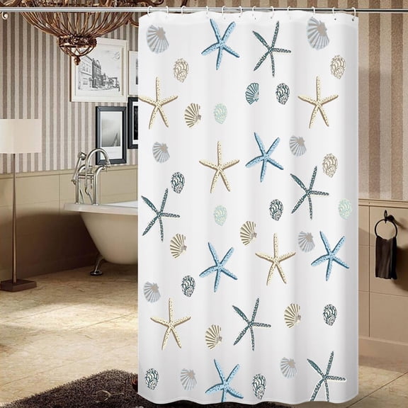 31.5 x 70 Inch PEVA Shower Curtain, Bathroom Partition Curtain Dry Wet Separation Shower Curtain
