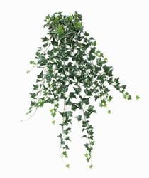 31.50 Decorative Green and White Ivy Spring Floral Hanging Bush