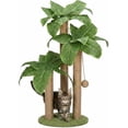 thumbnail image 1 of 31.5Inch Cat Scratching Post,Cat Scratcher Tree with 3 Scratching Poles & 2 Interactive Dangling Balls,Cats Scratching Posts for Indoor Kitten & Adult Cats, 1 of 9