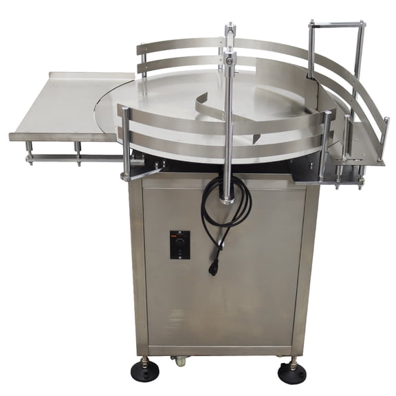 31.5in Automatic Bottle Accumulation Table Rotary Bottle Sorting Distributing Collecting Machine 110V