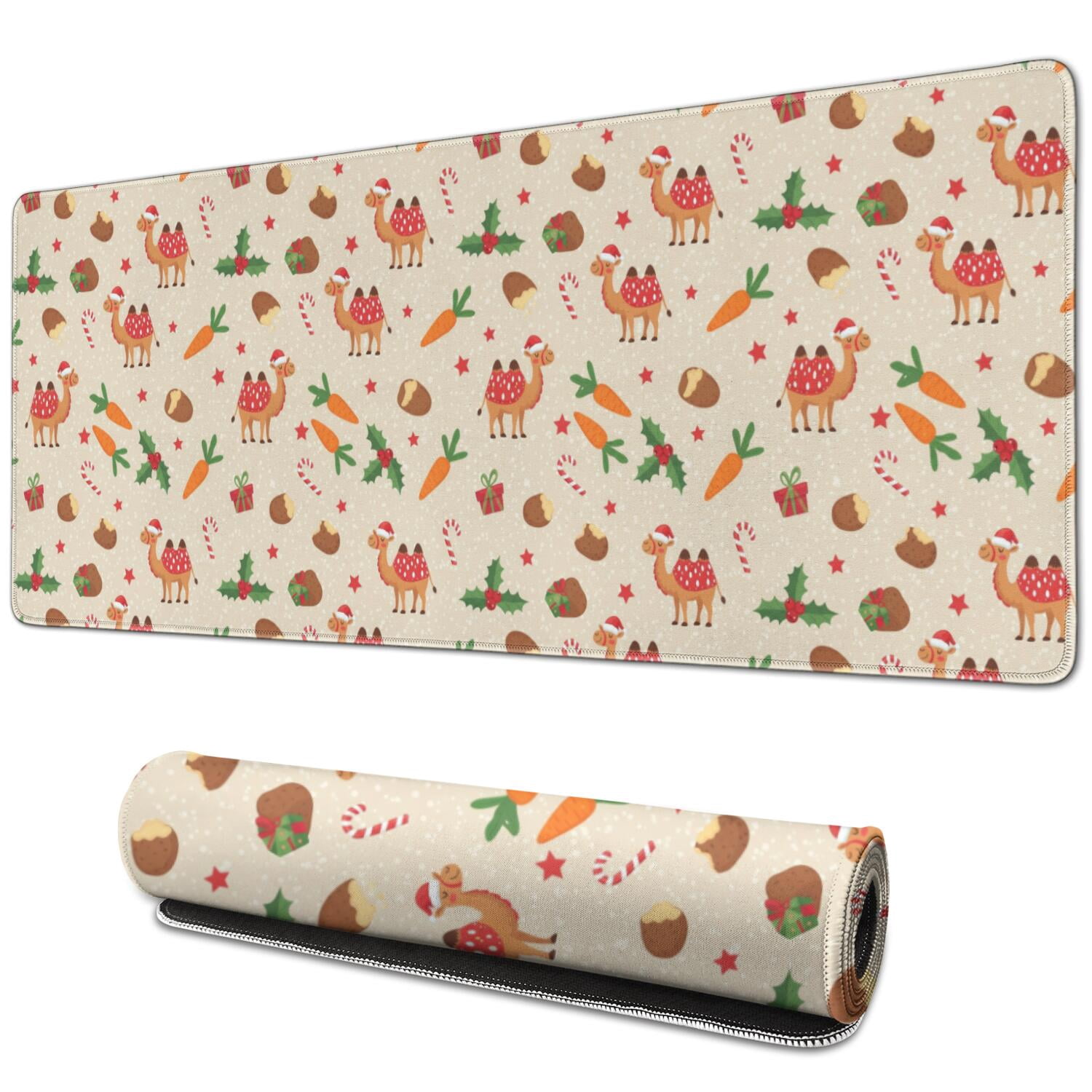 31.5x11.8 Inch Gaming Mouse Pad, Non-Slip Stitched Rubber Desk Mat for ...