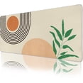 thumbnail image 1 of 31.5x15.7in Mouse Pad Large Abstract Boho Geometric Gaming Computer Desk Mouse Pad No Slip Rubber Base Extended Desktop Mousepads Desk Decor Accessories for Office Work Home Writing Game, 1 of 6