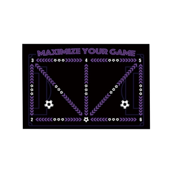 31.5x19.7in Soccer Footwork Training Mat, Non-Slip Diatom Mud, Indoor Soundproof Fitness Pad, Ball Control Agility Exercise Mat, Sports Footwork Trainer
