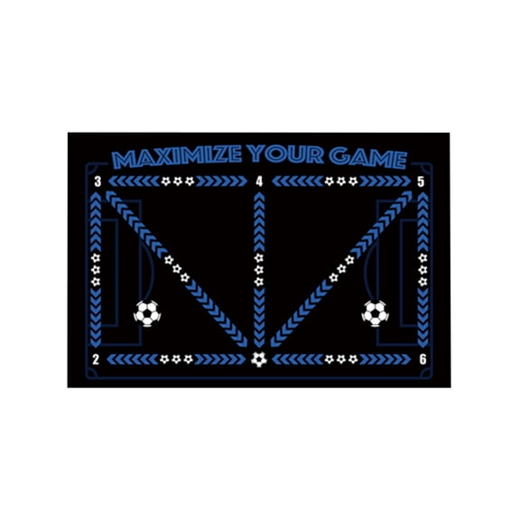 31.5x19.7in Soccer Footwork Training Mat, Non-Slip Diatom Mud, Indoor Soundproof Fitness Pad, Ball Control Agility Exercise Mat, Sports Footwork Trainer
