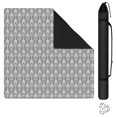 thumbnail image 1 of 31.5x31.5 Boho Style Game Mat, Anti-Slip Rubber Mahjong Pad with Noise Dampening for Tiles, Multi-Purpose Mat for Card Games Board Games and Table Protection, 1 of 7