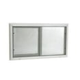 31.75 in. x 19.75 in. LeftHand Single Sliding Vinyl Window with Dual