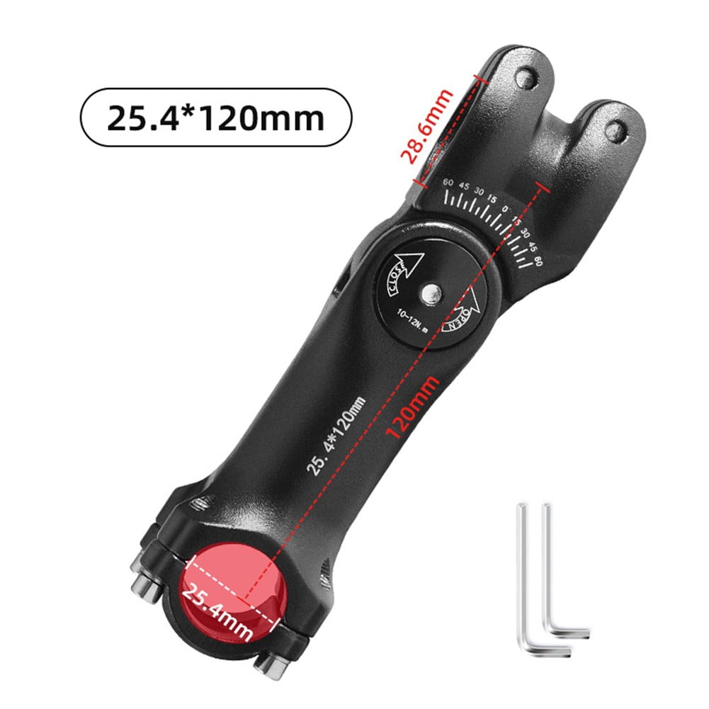 Safe Riser 31 8Mm And 25 4Mm Adjustable Angle Bike Stem Riser With Double Screw ...