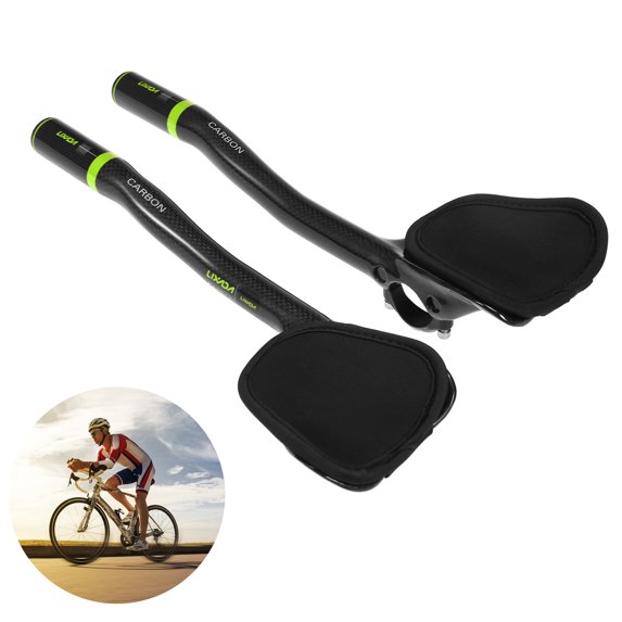 31.8mm Carbon Fiber Bicycle Handlebar Cycling Aero Bars Rest Handlebar Bike Tri Bars