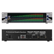 31-Band Digital Equalizer for Home Stereo Audio System, Professional 2U Dual Channel Graphic Equalizer Music EQ Studio Equalization with PC Tuning, Spectrum Analyzer Display & Noise Reduction