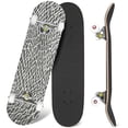 thumbnail image 1 of 31'' Complete Skateboard 7 Layer Canadian Maple Double Kick Deck Skateboards Elephant skin Skate Board for Beginner Adult Gifts, 1 of 5