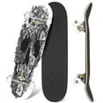thumbnail image 1 of 31'' Complete Skateboard 7 Layer Canadian Maple Double Kick Deck Skateboards Skate Board for Beginner Adult Gifts, 1 of 5
