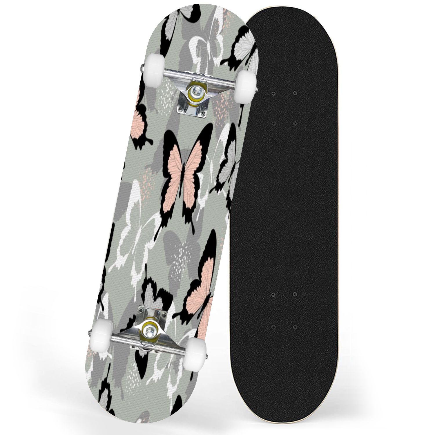 31'' Complete Skateboard 7 Layer Canadian Maple Double Kick Deck ...