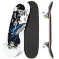 thumbnail image 1 of 31'' Complete Skateboard 7 Layer Canadian Maple Double Kick Deck Skateboards Surf universe whales Skate Board for Beginner Adult Gifts, 1 of 5