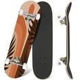 thumbnail image 1 of 31'' Complete Skateboard 7 Layer Canadian Maple Double Kick Deck Skateboards Terracotta sunset mountain landscape tropical leaves Modern boho decor Skate Board for Beginner Adult Gifts, 1 of 5