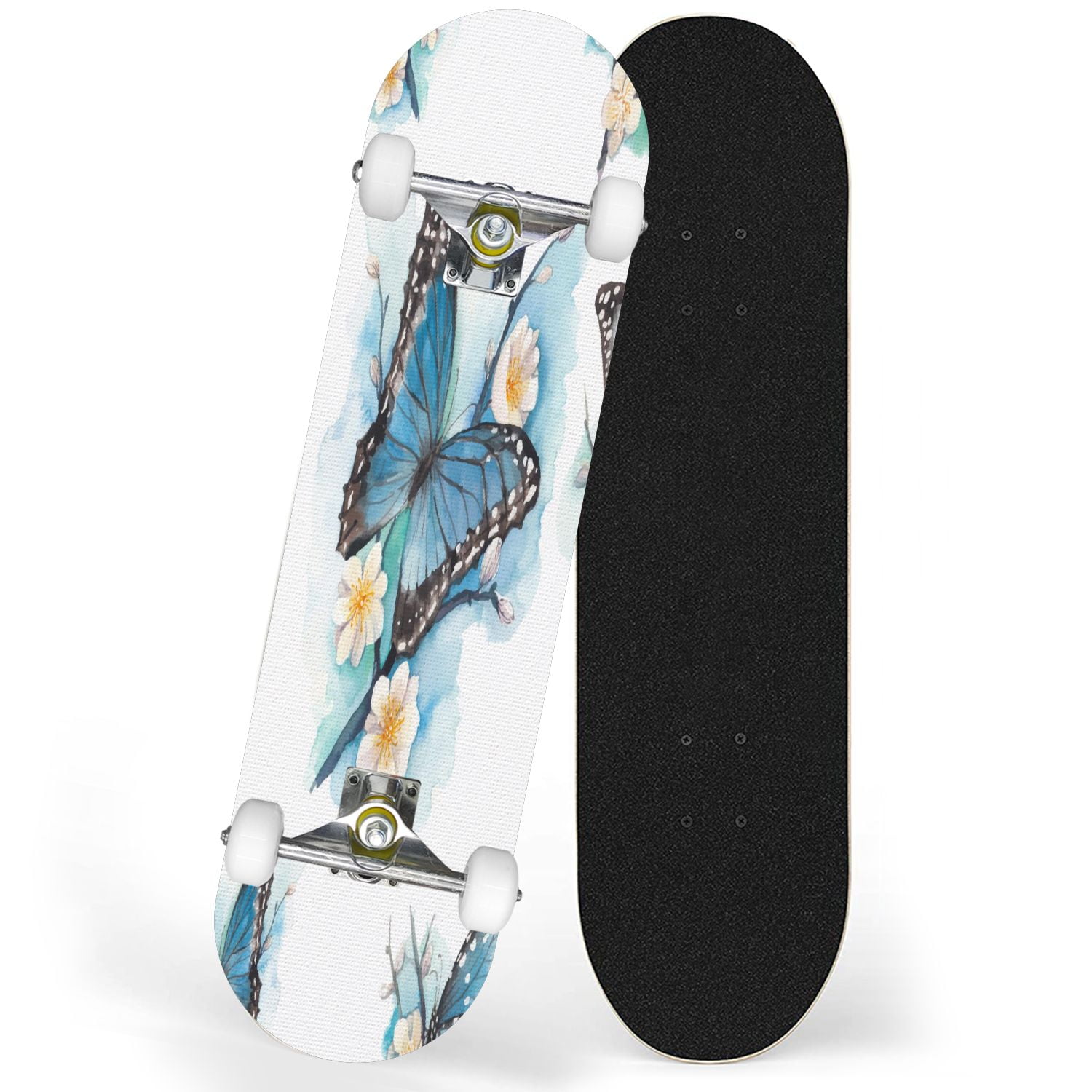 31'' Complete Skateboard 7 Layer Canadian Maple Double Kick Deck ...