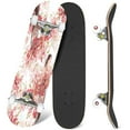 thumbnail image 1 of 31'' Complete Skateboard 7 Layer Canadian Maple Double Kick Deck Skateboards japanese cherry blossom cherry flower watercolor Skate Board for Beginner Adult Gifts, 1 of 5